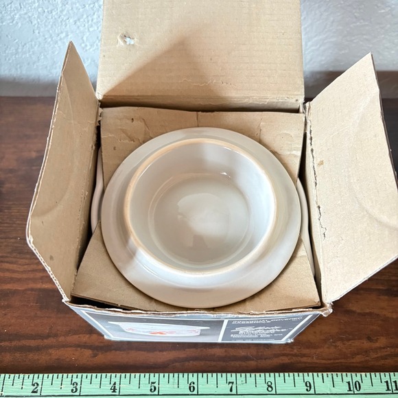 Galleria Collection Individual Covered Casserole 1985 Japan Stoneware Floral NIB - Picture 7 of 7